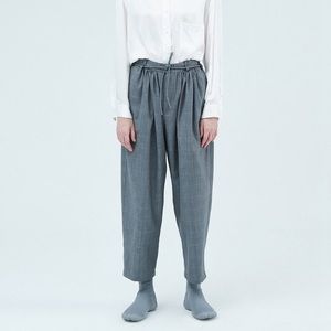 Tapered high rise pants Gray